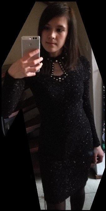Be glamorous with the tweed Metallic Black Dress