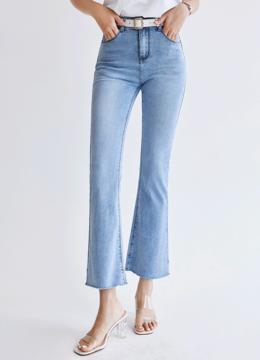 [Special Price] Cool Summer Elastic Waist Slim Boot-Cut Jeans