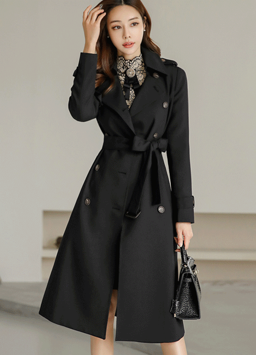 [Louis Angel] Perfect Fit Belted Trench Coat