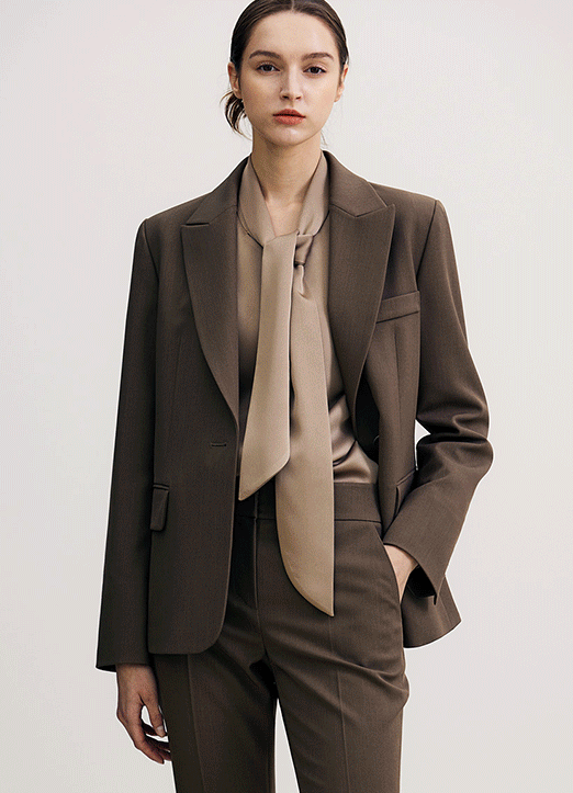[The Onme] One Button Tailored Jacket