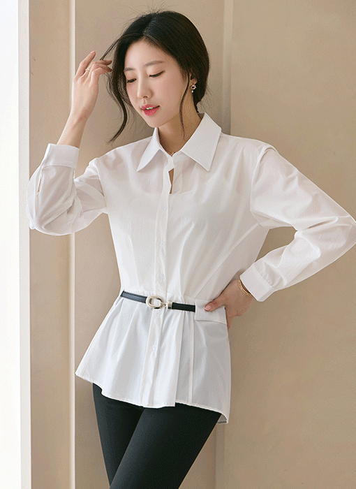 Belted Breeze Long Shirt