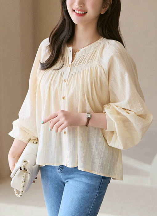 Soft Bloom Cotton Blouse