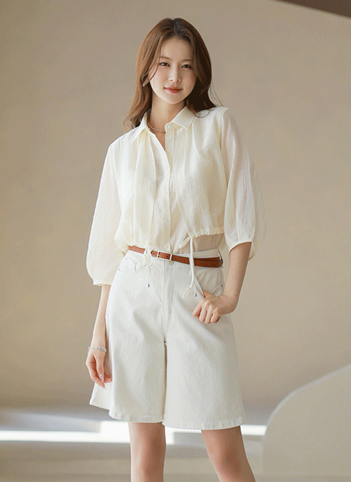 Cloud Veil Layered Shirt