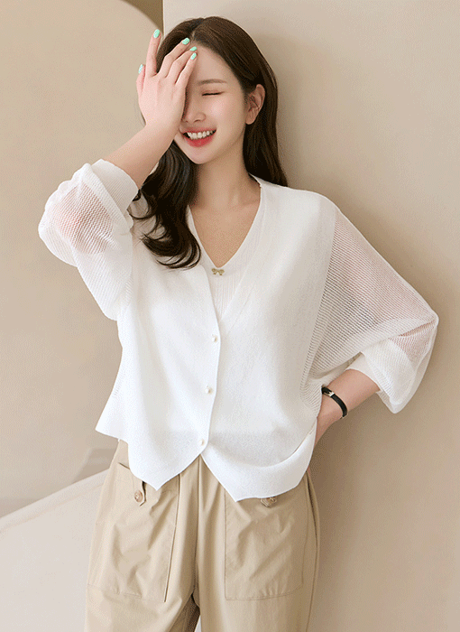 Summer Whisper Dolman Knit Cardigan