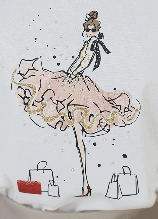[LouisAngel] Pretty Woman in Tutu T-Shirt
