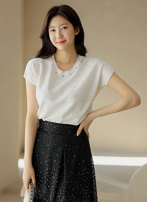 Butterfly Shine Knit Top