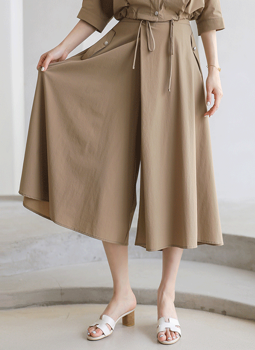 Wrap Breeze Flare Culottes