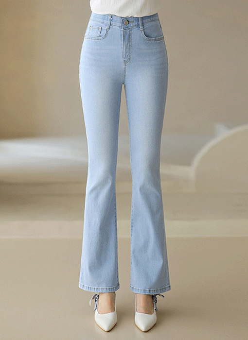 Cool Slim Fit Boot-cut Jeans