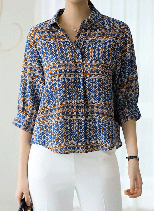 Ethnic Breeze Relaxed Shirt