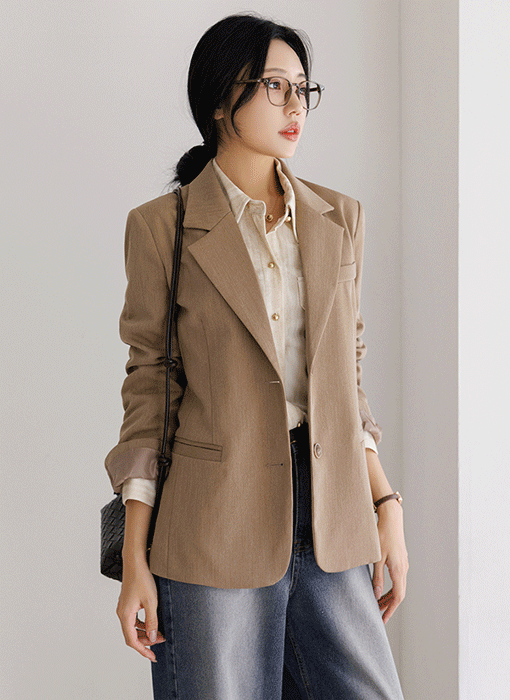[The Onme] Modern Tailored Jacket with Back Vent