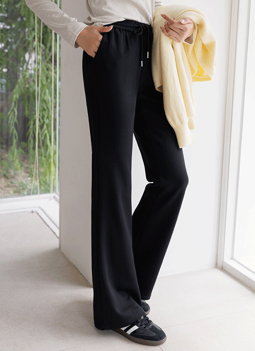 [The Onme] (4 Colors) Soft Stretch Bootcut Banding Pants