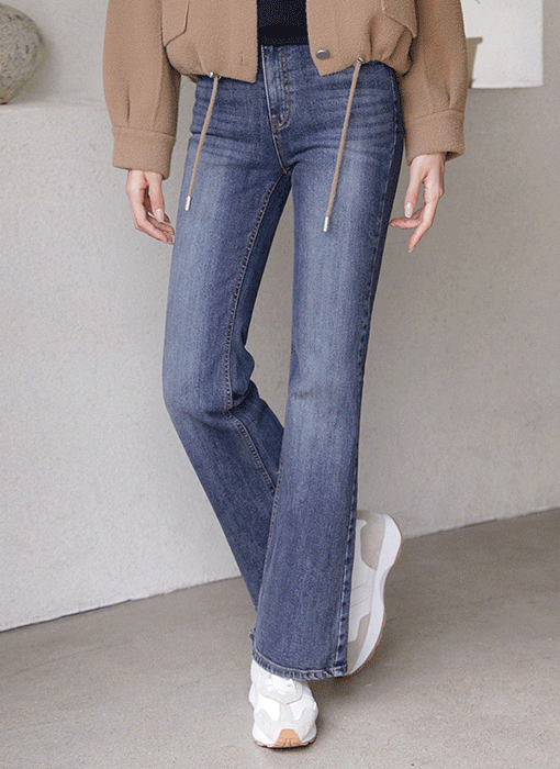 [The Onme] Casual Slim Boot-cut Jeans