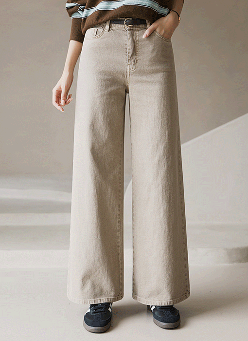 [The Onme] Relaxed Wide-Leg Cotton Pants