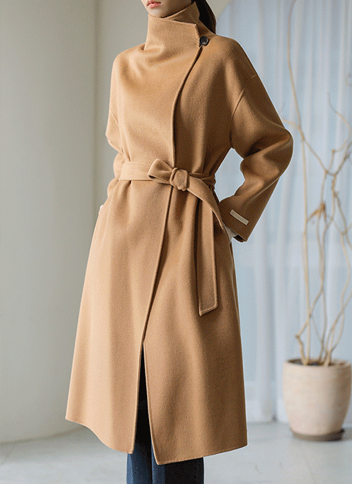 Elegance Dual-Style Cashmere Wool Coat