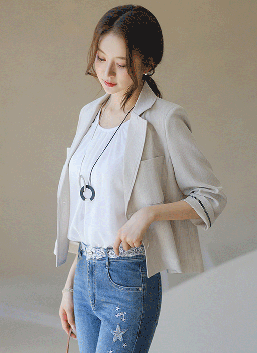 Easy Days Linen-Look Jacket