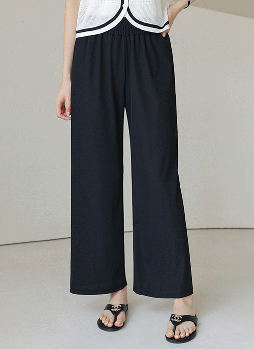 [The Onme] (5 Colors) Chill Flow Wide Band Pants