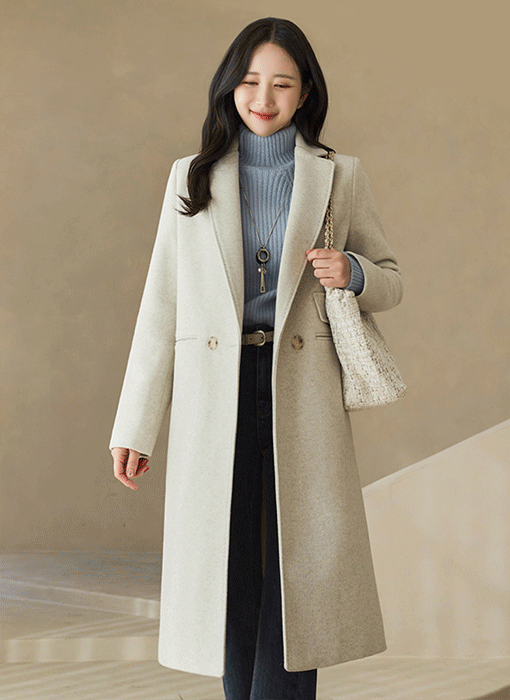 Timeless Single-Button Wool-Blend Coat