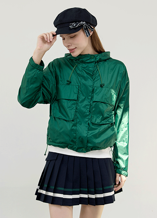 [QoG] Big Pocket Drawstring Hooded Jumper