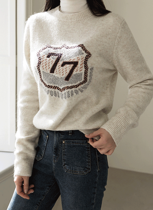 Route 77 Cozy Round Neck Knit Top