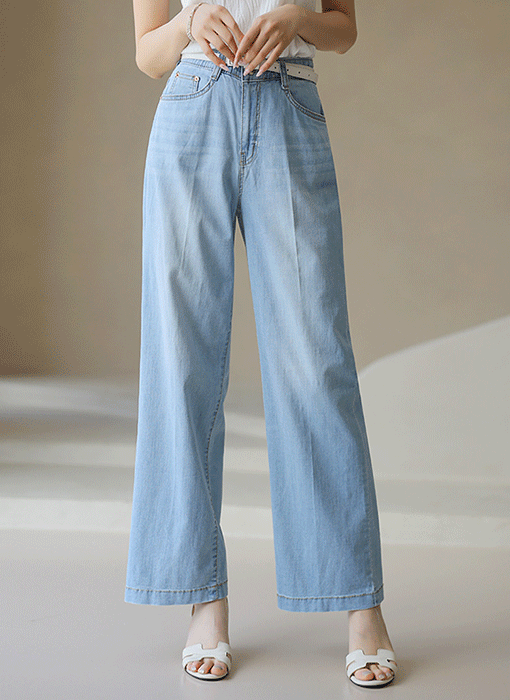 CoolEase Straight Wide Jeans