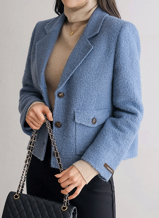 CloudWeave Bouclé Modern Tailor Jacket