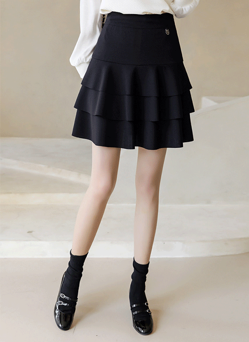 Lively Tiered Flare Skort