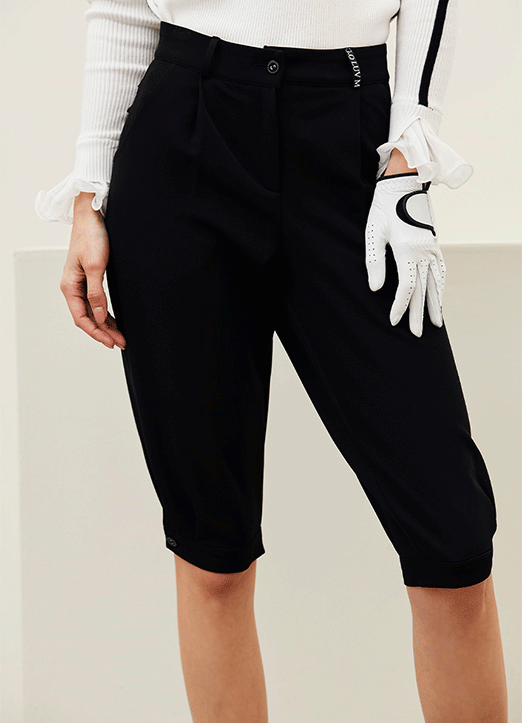 [QoG] Mid Rise Pintuck Capri Pants