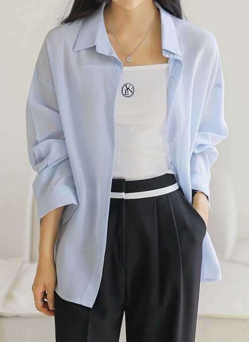 [The Onme] Silky Breeze Tencel Shirt