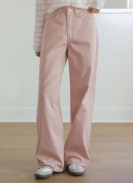 [The Onme] (4 Colors) Breezy Cotton Wide Pants 