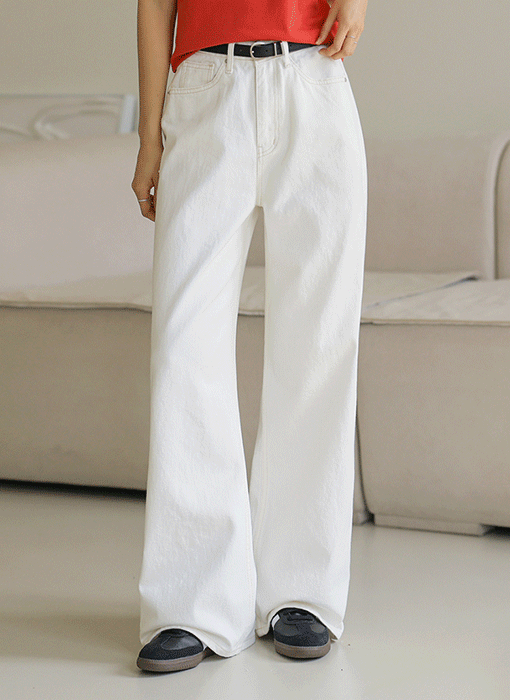 [The Onme] Urban Flap Pocket Wide Cotton Pants 