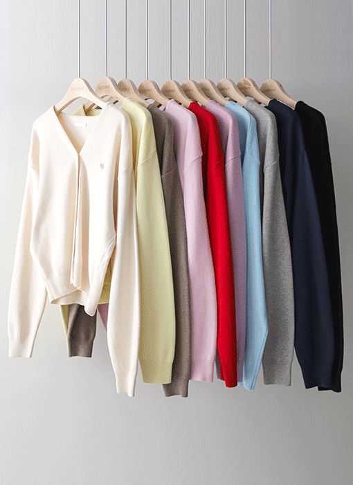 Essential Color Pop Knit Cardigan