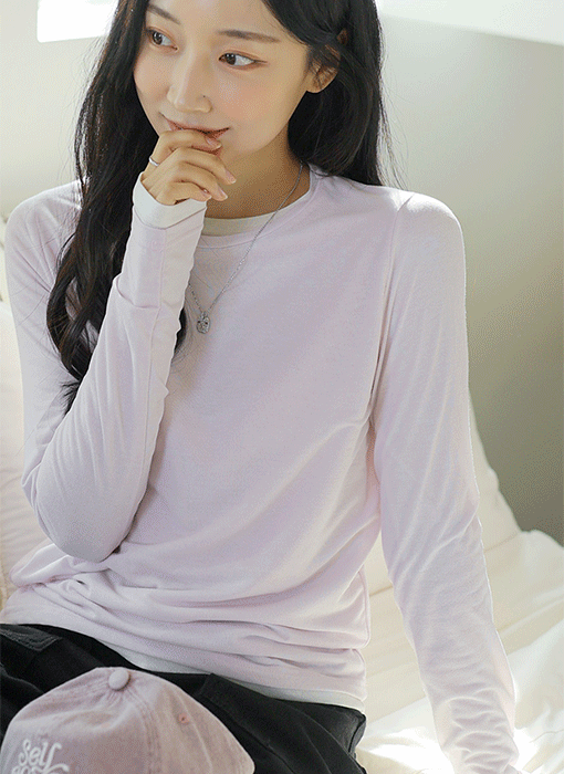 [The Onme] Cloudy Sheen Soft Touch Tee