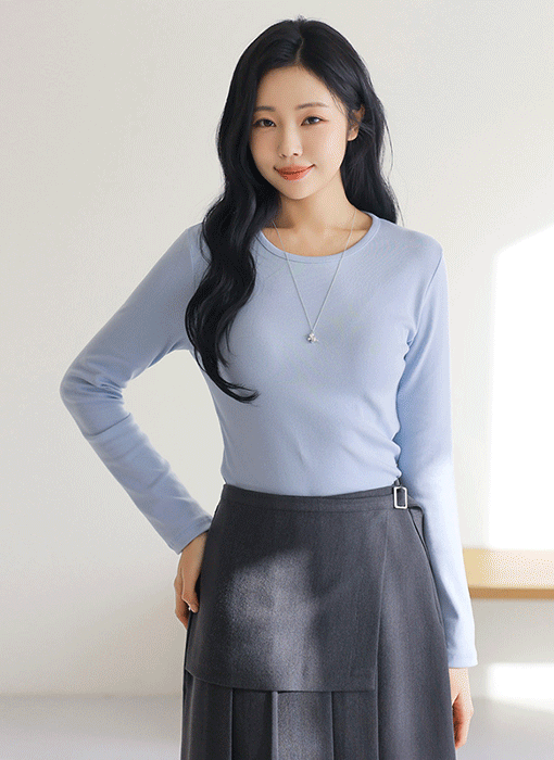 [The Onme] (5 Colors) Soft Touch Modal Blend Daily Tee