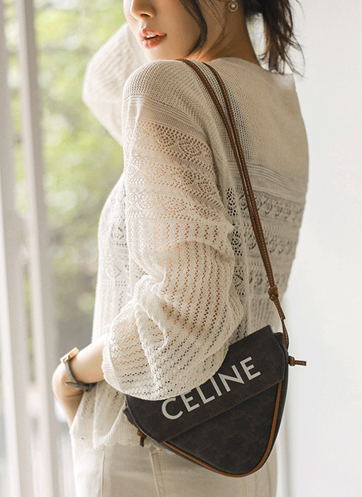Airy Ethnic Lace Knit Summer Cardigan