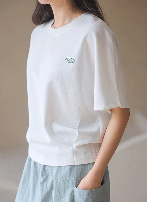 [The Onme] Soft Volume Pintuck Sweatshirt Tee