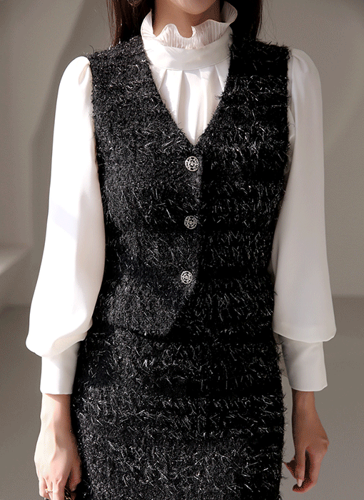 [LouisAngel] Spark Edition Wool-Blend Vest
